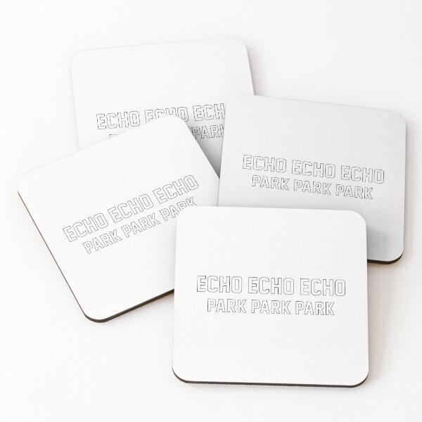 Item preview, Echo Echo Echo Park Park Park / Black Outline designed and sold by PEK1787.