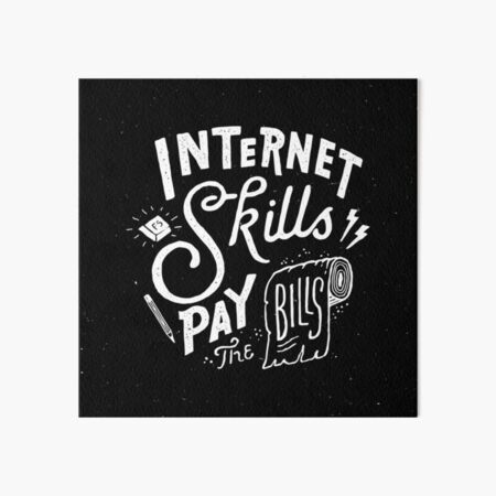 Pay the Bills Art Board Print