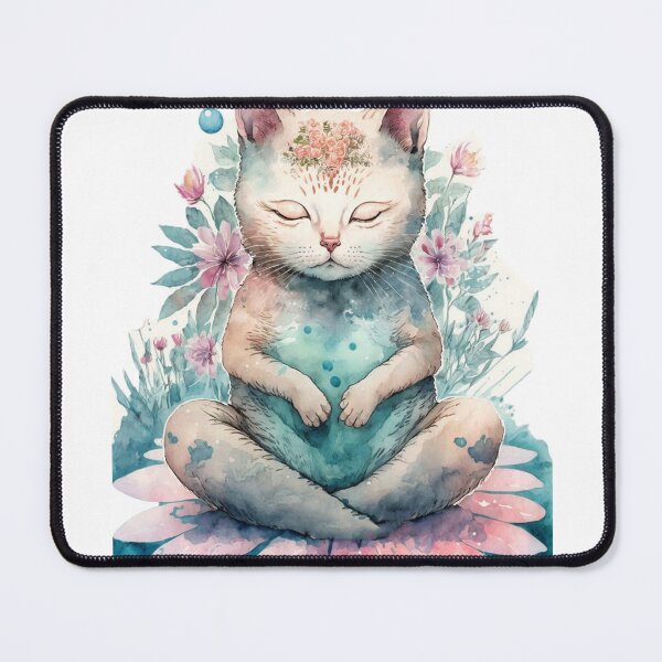 Item preview, Yoga cat 04 designed and sold by printiesart.