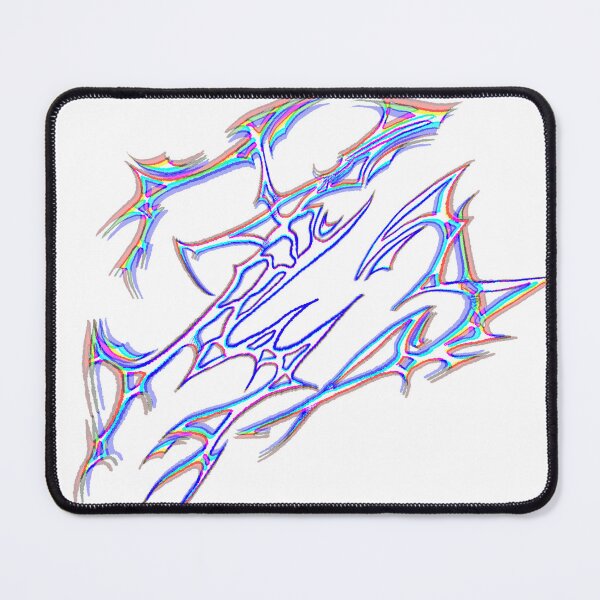 Item preview, Cyber sigilism chromatic aberration blue designed and sold by NoLife Artist.