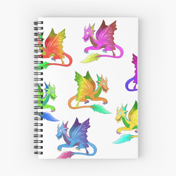 Aperçu de l'œuvre Motif arc-en-ciel de dragon féerique créée et vendue par ChronicCrafting.