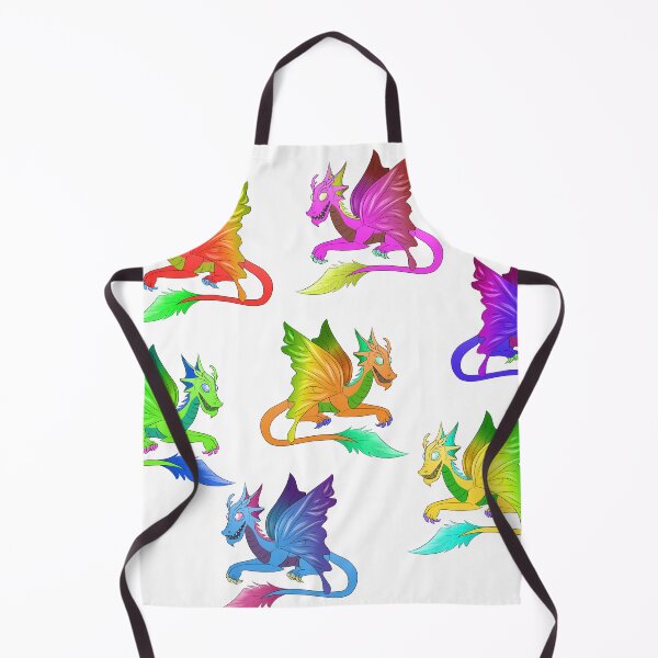 Item preview, Fairy Dragon Rainbow Pattern designed and sold by ChronicCrafting.