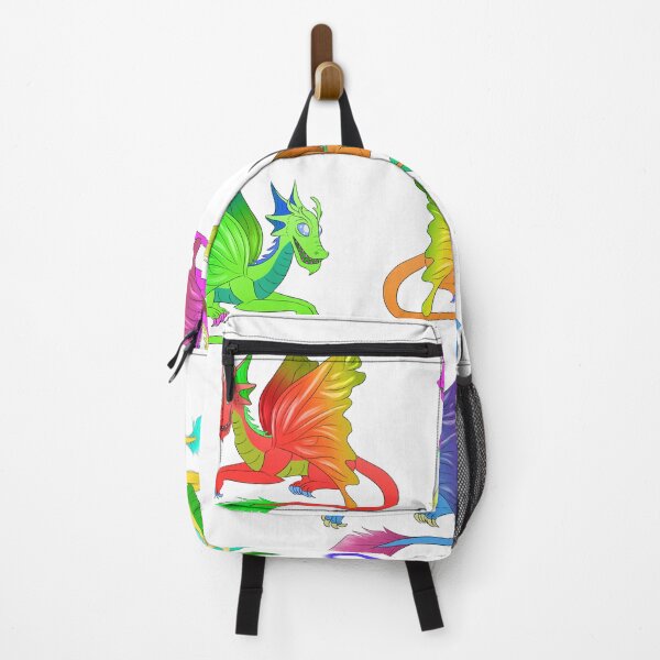 Item preview, Fairy Dragon Rainbow Pattern designed and sold by ChronicCrafting.