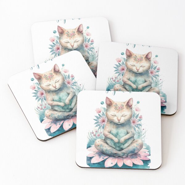 Item preview, Yoga cat 05 designed and sold by printiesart.