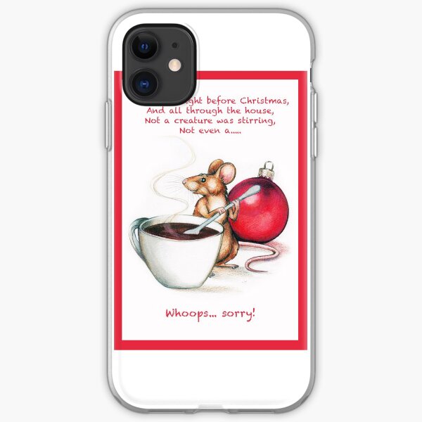 Christmas Mouse iPhone Soft Case