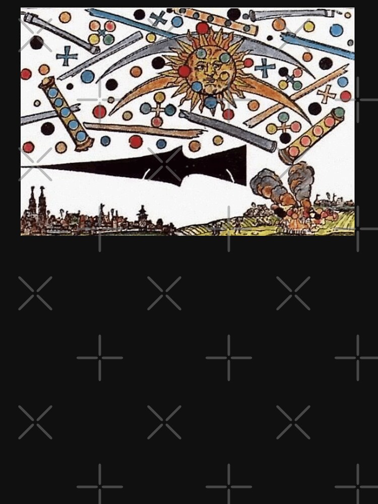 Thumbnail 7 of 7, Classic T-Shirt, The "Nuremberg UFO sighting of 1561 designed and sold by MoonCat72UFO.