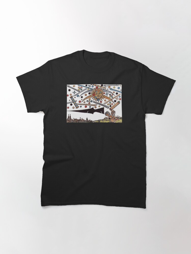 Thumbnail 3 of 7, Classic T-Shirt, The "Nuremberg UFO sighting of 1561 designed and sold by MoonCat72UFO.