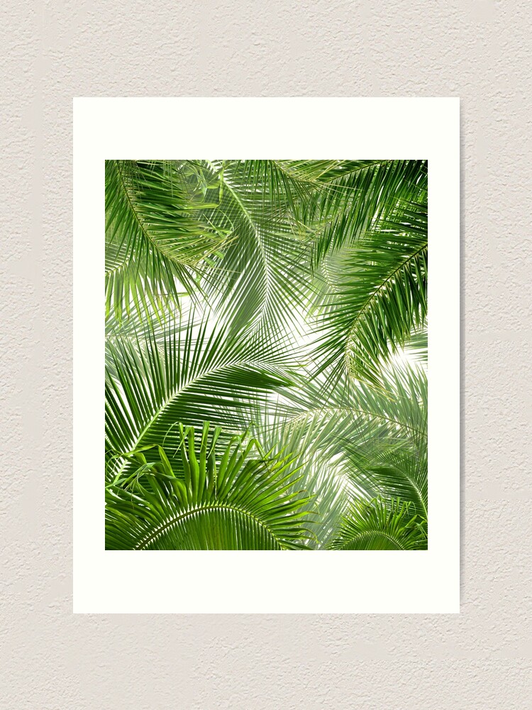 Botanical Leaf Print Green