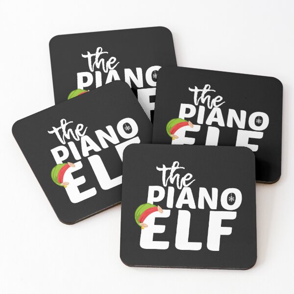 Item preview, the Piano Elf funny Christmas  designed and sold by LifeColorfull.