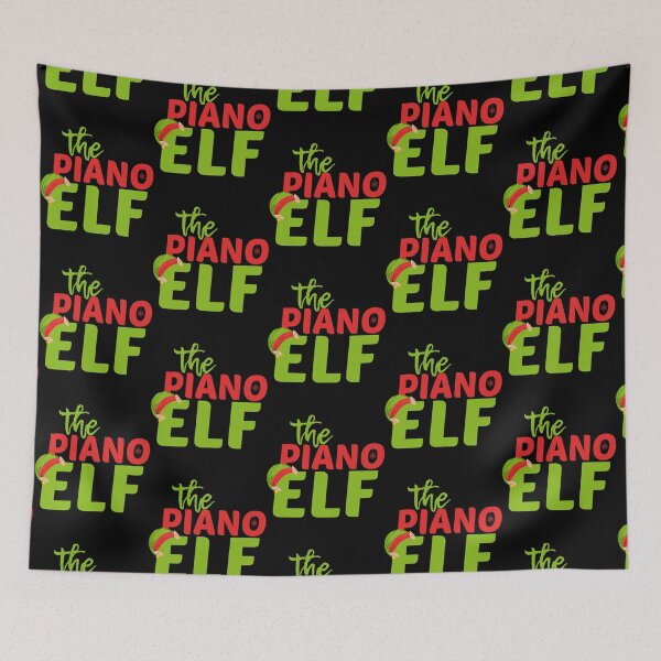 Item preview, the Piano Elf funny Christmas gift designed and sold by LifeColorfull.
