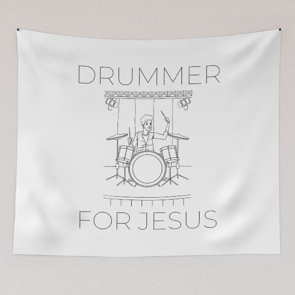 Item preview, Drummer for Jesus designed and sold by BlessedConcepts.