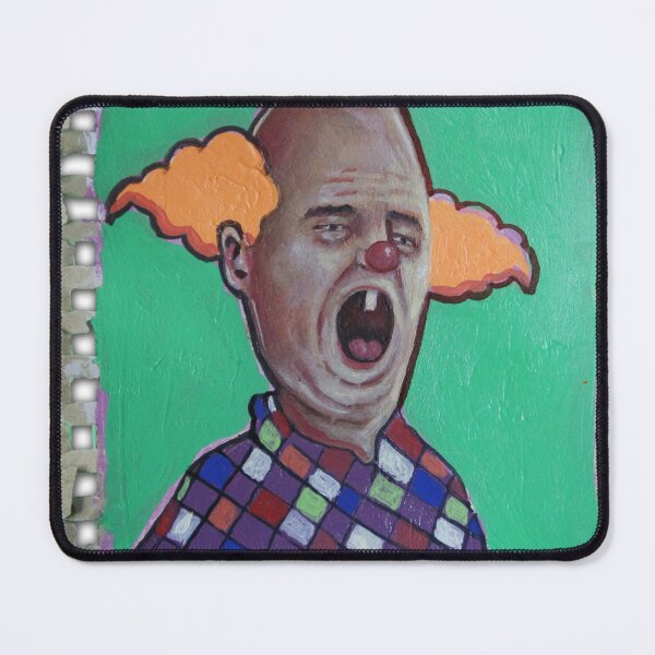 Item preview, Cartoon Clown | Weird Florida Man War Pig | Duck Acid | Bad Hero Portrait Lowbrow Pop Surreal Art | Youtube Star | Masterpieces | Original Oil Painting By Tyler Tilley designed and sold by Tyler Tilley.