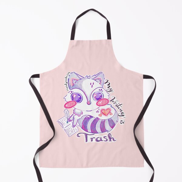 Item preview, My Writing Is Trash Kawaii Raccoon designed and sold by MandyRosko.