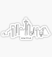 Seattle Skyline Sticker