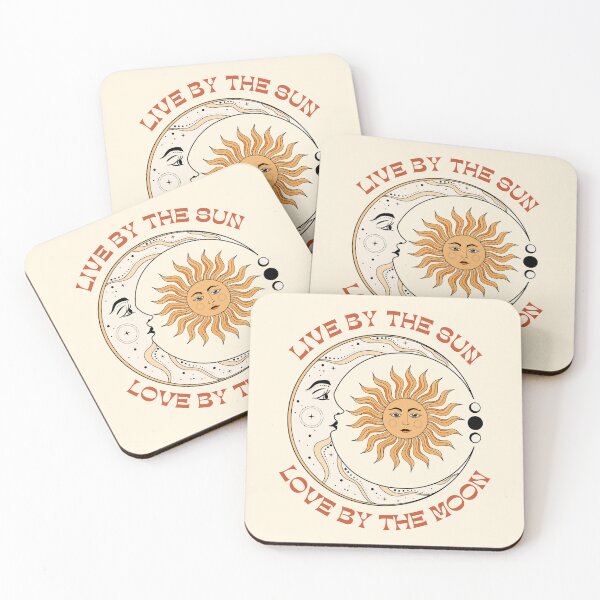 Item preview, Live By The Sun Love By The Moon designed and sold by wolfandbird.