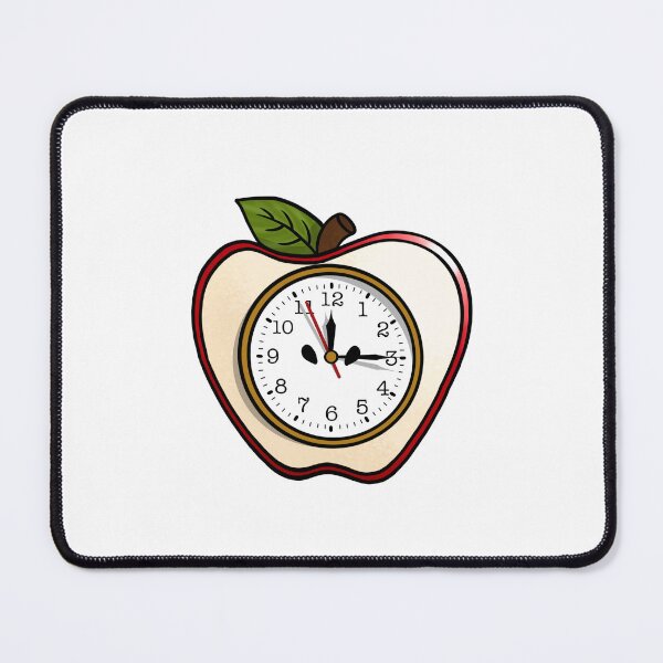 Item preview, Apple Clock designed and sold by honeybeepaper.