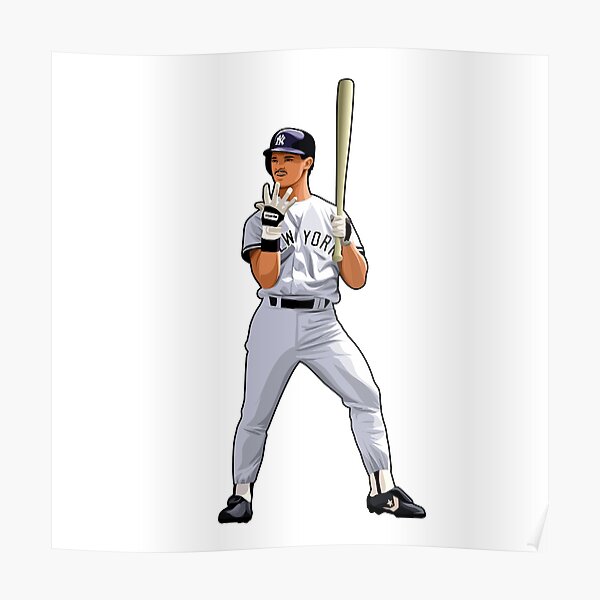 Don Mattingly Retro Baseball 80's Caricature T Shirt