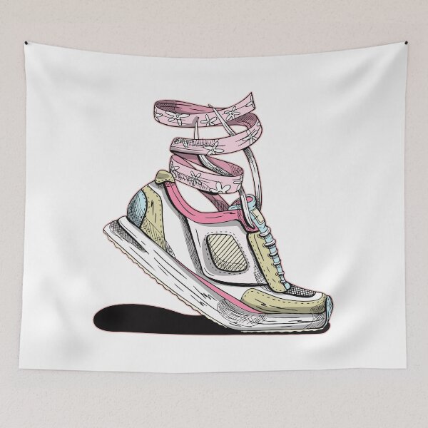 Item preview, Sneakers New Collection Pink Graffiti designed and sold by AndrewStep.