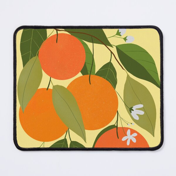 Item preview, Orange branch - yellow designed and sold by PrettywithColor.