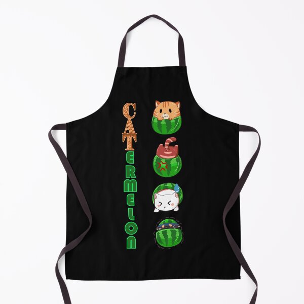 Item preview, Cute Watermelon Cat Art - Funny Kawaii Fruit Kitten T-Shirt designed and sold by FotoLibreStudio.