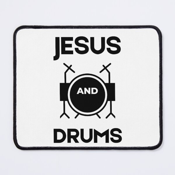 Item preview, Jesus and Drums designed and sold by BlessedConcepts.