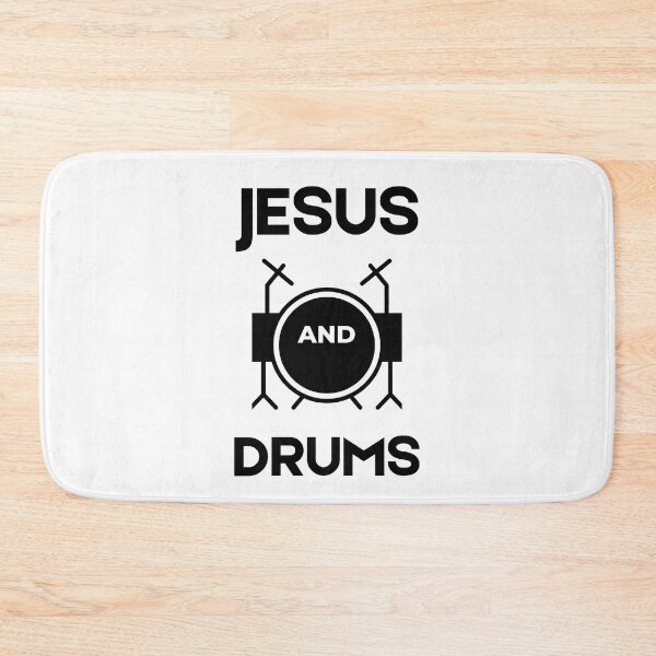 Item preview, Jesus and Drums designed and sold by BlessedConcepts.