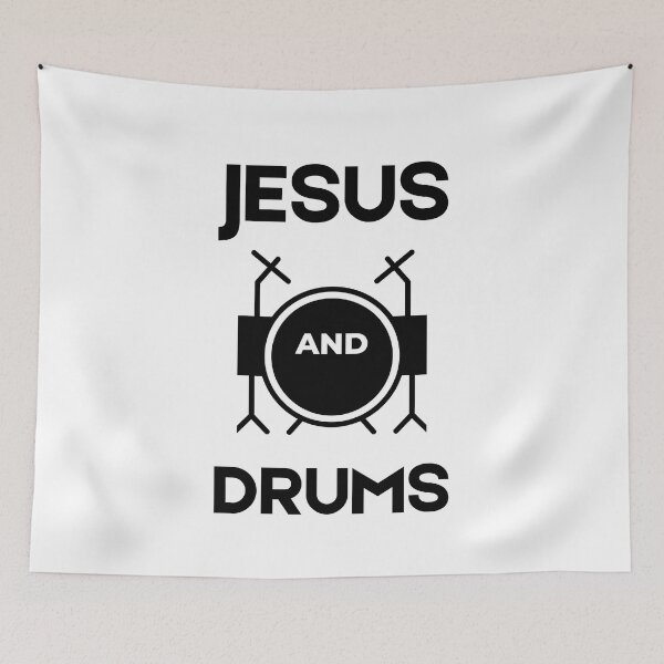 Item preview, Jesus and Drums designed and sold by BlessedConcepts.