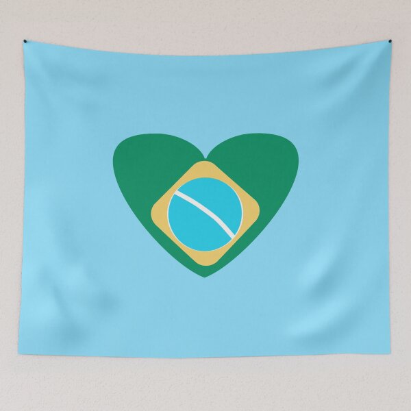 Artikelvorschau, Brasilien Brasilianisches Herz ich liebe Brasilien entworfen und verkauft von vibeno1.