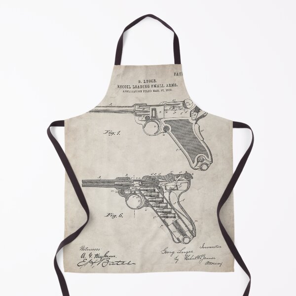 Item preview, Luger Pistol Firearms Patent - Gun Lover Vintage Guns Art - Antique designed and sold by patentpress.