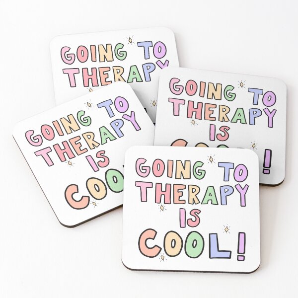 Item preview, Going To Therapy Is Cool! (Pastel)  designed and sold by crystaldraws.