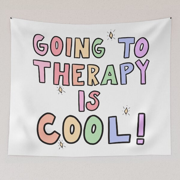 Item preview, Going To Therapy Is Cool! (Pastel)  designed and sold by crystaldraws.