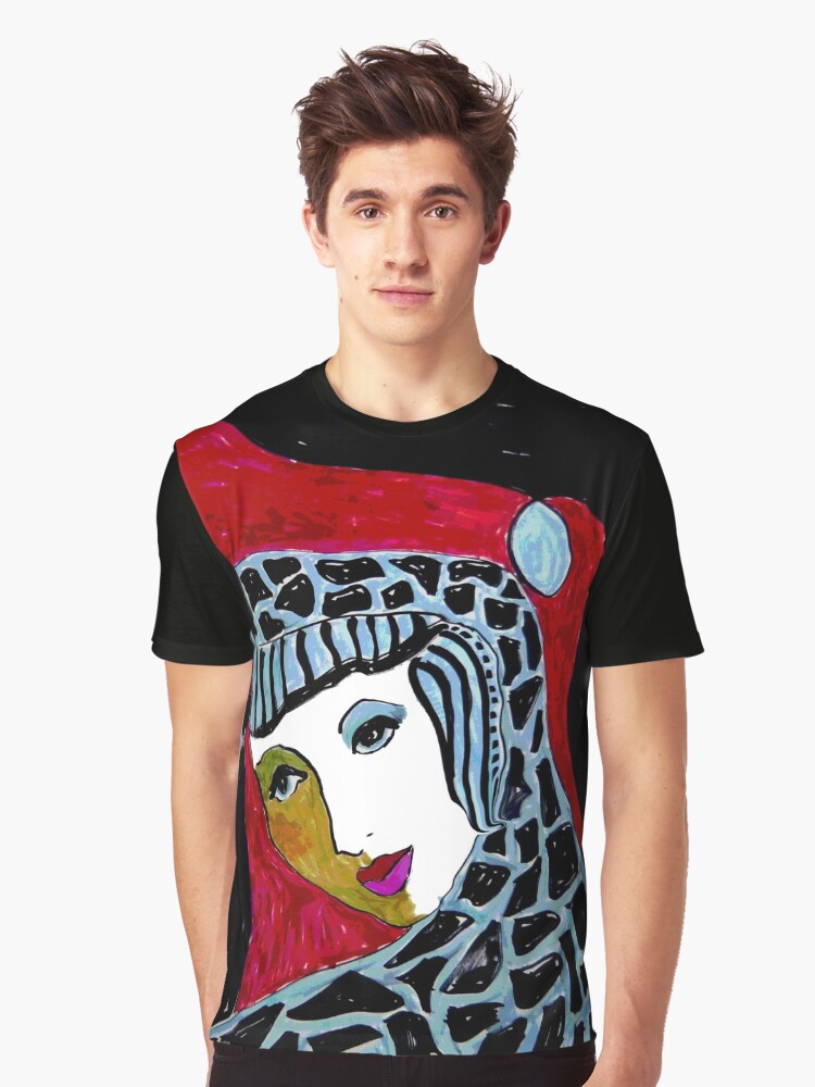 Thumbnail 1 of 5, Graphic T-Shirt, Catherine designed and sold by GraceArt.