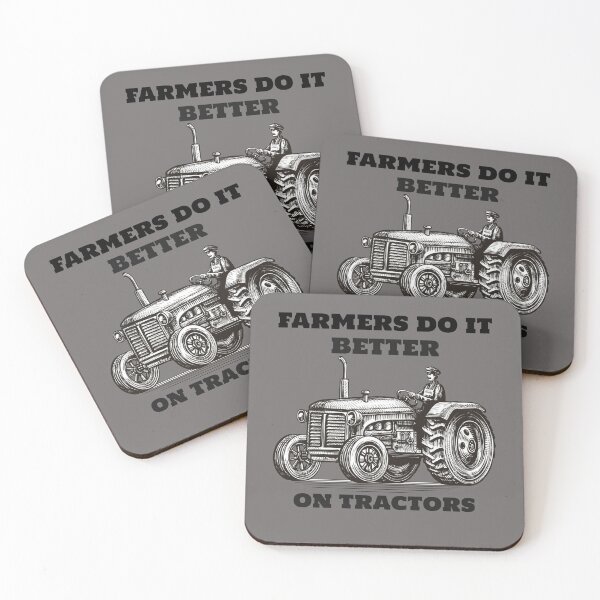Item preview, Farmers Do It Better On Tractors designed and sold by THEBARNCATSFARM.
