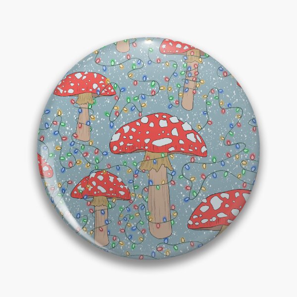 Item preview, Toadstool Christmas Lights Pattern designed and sold by misslovelymess.