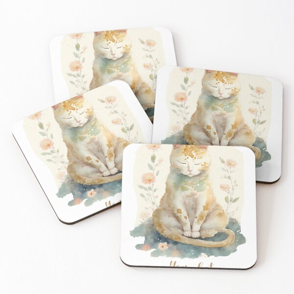 Item preview, Yoga cat 09 designed and sold by printiesart.