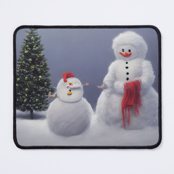 Item preview, Trippy snowmen enjoying Xmas  designed and sold by deville13.