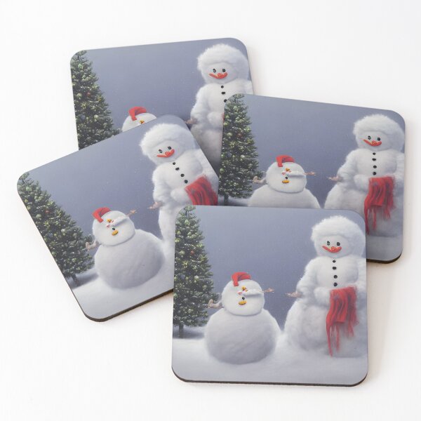 Item preview, Trippy snowmen enjoying Xmas  designed and sold by deville13.