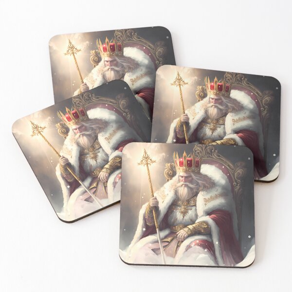 Item preview, Fantasy art, Winter King, Father Christmas, Santa Clause, Fantasy Ruler, Sorcerer designed and sold by Shop Keeper.