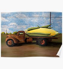 Corn Truck Poster
