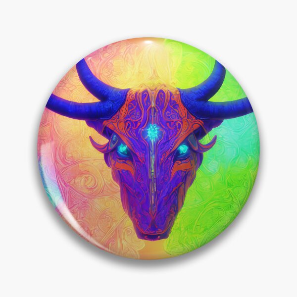Artikelvorschau, Sternzeichen Stier, leuchtende, lebendige Farben, illustrative Kunst, künstlerische Interpretation entworfen und verkauft von LoveZodiac.