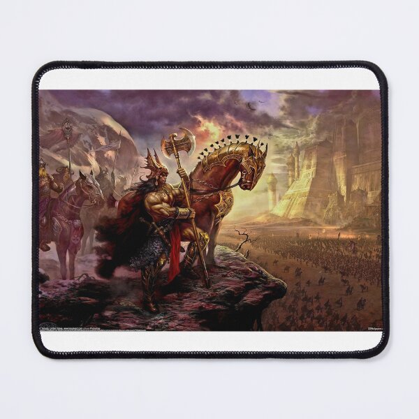 Item preview, Mid-Century Warriors: The Intersection of Tradition and Modernity", Warrior painting digital art waiting for war designed and sold by S888.