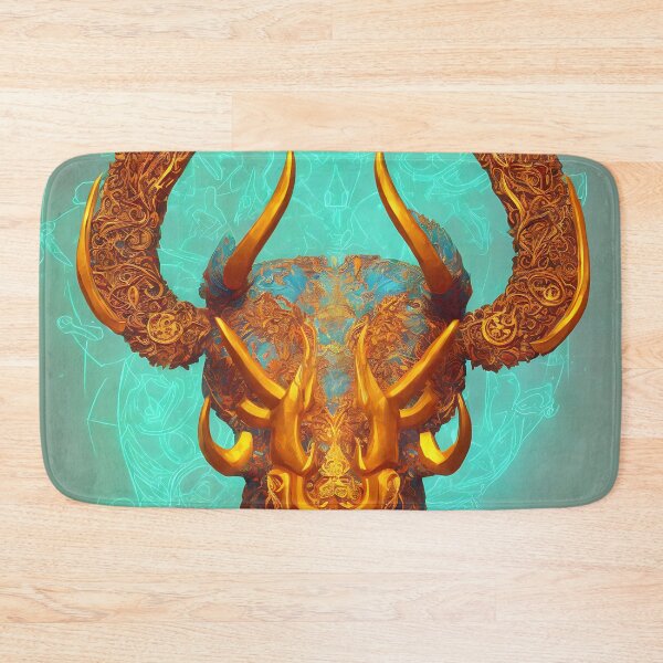 Item preview, Taurus zodiac sign, glowing vivid colors,illustrative art, artist interpretation designed and sold by LoveZodiac.