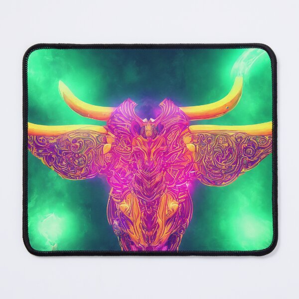 Artikelvorschau, Sternzeichen Stier, leuchtende, lebendige Farben, illustrative Kunst, künstlerische Interpretation entworfen und verkauft von LoveZodiac.