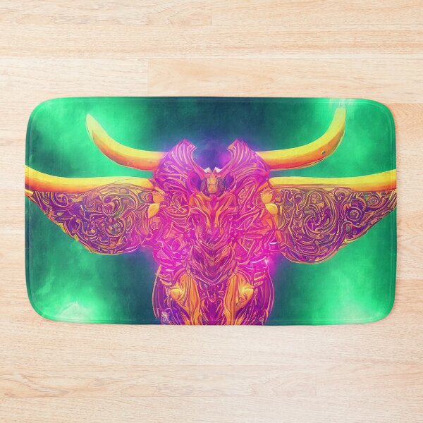 Item preview, Taurus zodiac sign, glowing vivid colors,illustrative art, artist interpretation designed and sold by LoveZodiac.