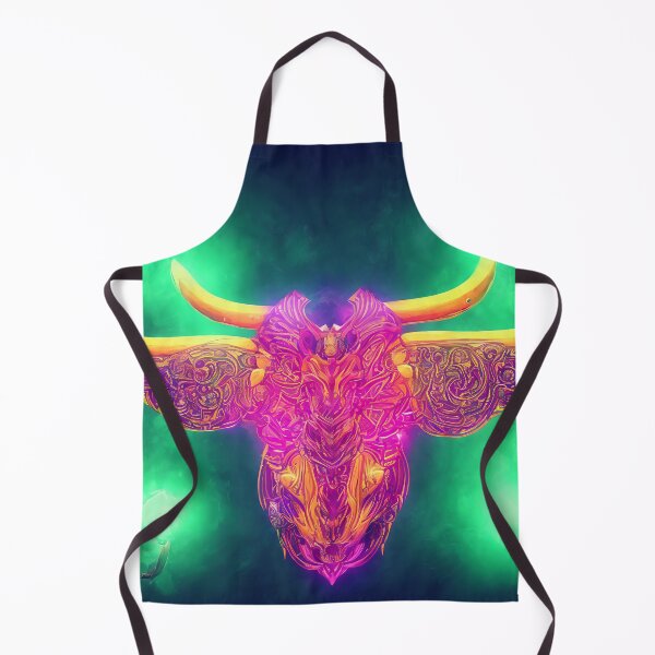 Item preview, Taurus zodiac sign, glowing vivid colors,illustrative art, artist interpretation designed and sold by LoveZodiac.