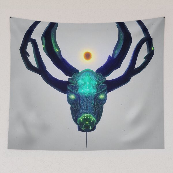 Item preview, Taurus zodiac sign, glowing vivid colors,illustrative art, artist interpretation designed and sold by LoveZodiac.