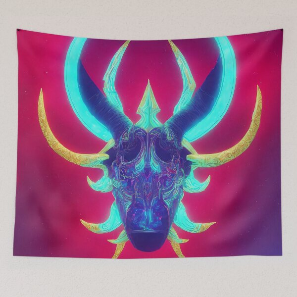 Item preview, Taurus zodiac sign, glowing vivid colors,illustrative art, artist interpretation designed and sold by LoveZodiac.