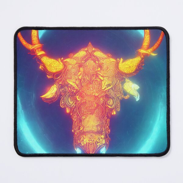 Artikelvorschau, Sternzeichen Stier, leuchtende, lebendige Farben, illustrative Kunst, künstlerische Interpretation entworfen und verkauft von LoveZodiac.