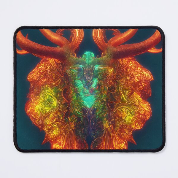 Artikelvorschau, Sternzeichen Stier, leuchtende, lebendige Farben, illustrative Kunst, künstlerische Interpretation entworfen und verkauft von LoveZodiac.