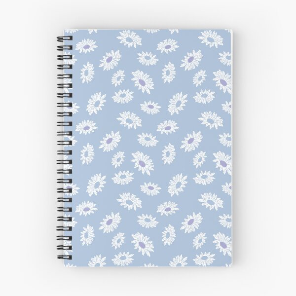 Item preview, Daisy Anglaise in sky blue, lavender & white designed and sold by ncxadair.